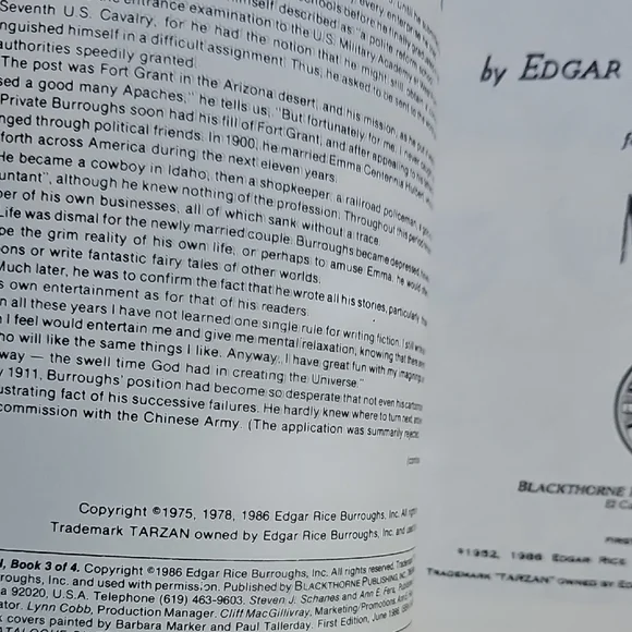 Vintage Tarzan Comic-Strip Paperback Book 3 - Picture 4 of 5